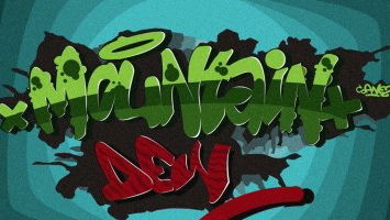 MOUNTAIN DEW DIGITAL GRAFFITI ILLUSTRATION