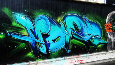 Graffiti Wall - Photo by 00test - More, More, More (2014)