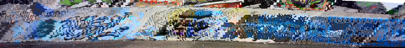 Graffiti Wall in Berlin - Photo by 030er - Ultras, Hertha, BSC (2012)