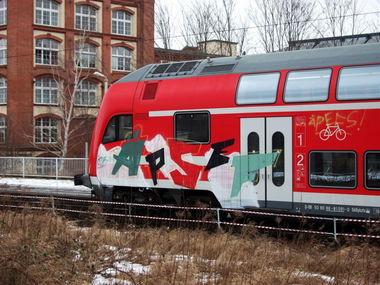 Graffiti Train in Dresden - Photo by 0351Dresden