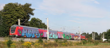 Graffiti Train - Photo by 0351Dresden