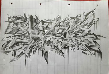 Graffiti Sketch - Photo by 036 (2017)