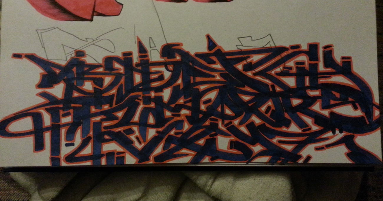 Graffiti Sketch - Photo by 036 (2014)