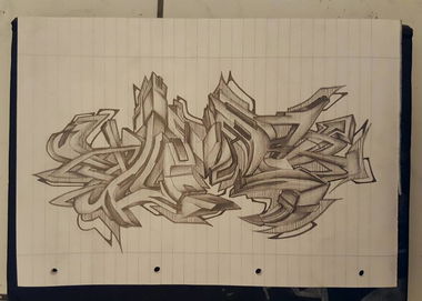 Graffiti Sketch - Photo by 036 (2017)