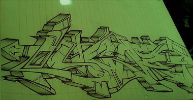 Graffiti Sketch - Photo by 036 (2015)
