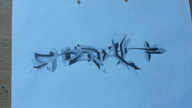 Graffiti Sketch - Photo by 036 (1996)