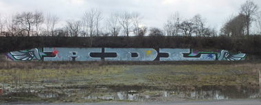 Graffiti Bombing in Kreis Steinfurt - Photo by 0815ers - ADL, Rheine