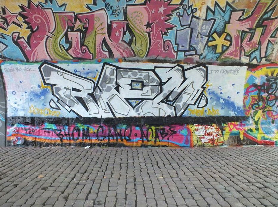 Graffiti Wall - Photo by 0815ers - Bhom, Rheine (2015)