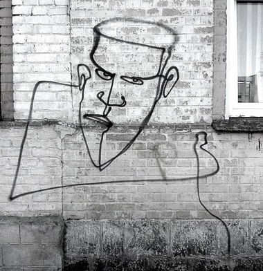 Graffiti Street Art in Ukraine - Photo by 0p3Nua - open., oneline, 1line (2014)