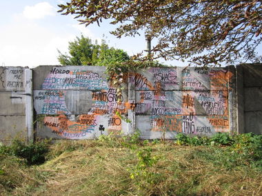 Graffiti Wall in Cherkasy - Photo by 0p3Nua - open, graffiti, trainline (2014)