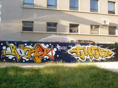 Graffiti Wall in Zg - Photo by 10ka - cBs, ener