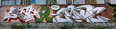 Graffiti Wall in Zg - Photo by 10ka - ener (2005)
