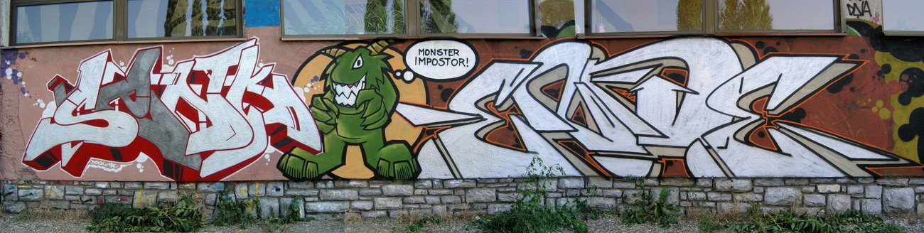 Graffiti Wall in Zg - Photo by 10ka - ener (2005)