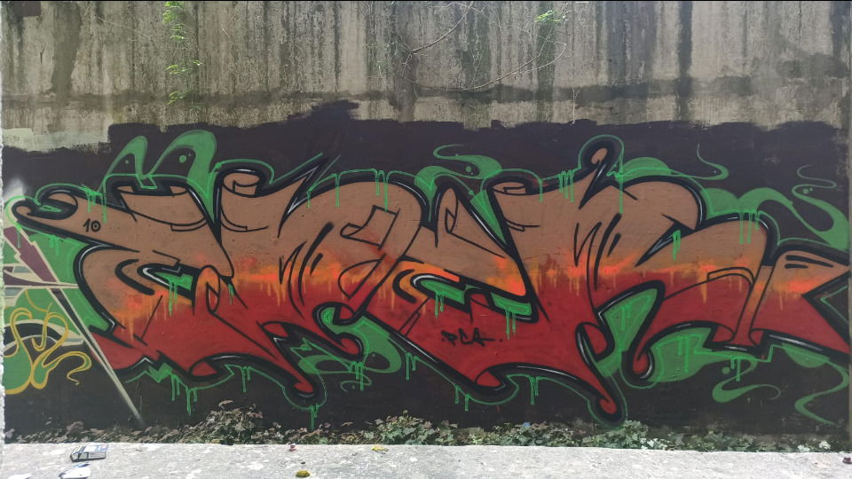 Graffiti Wall - Photo by 10ka - 10ka, PCA, Zagreb (2020)