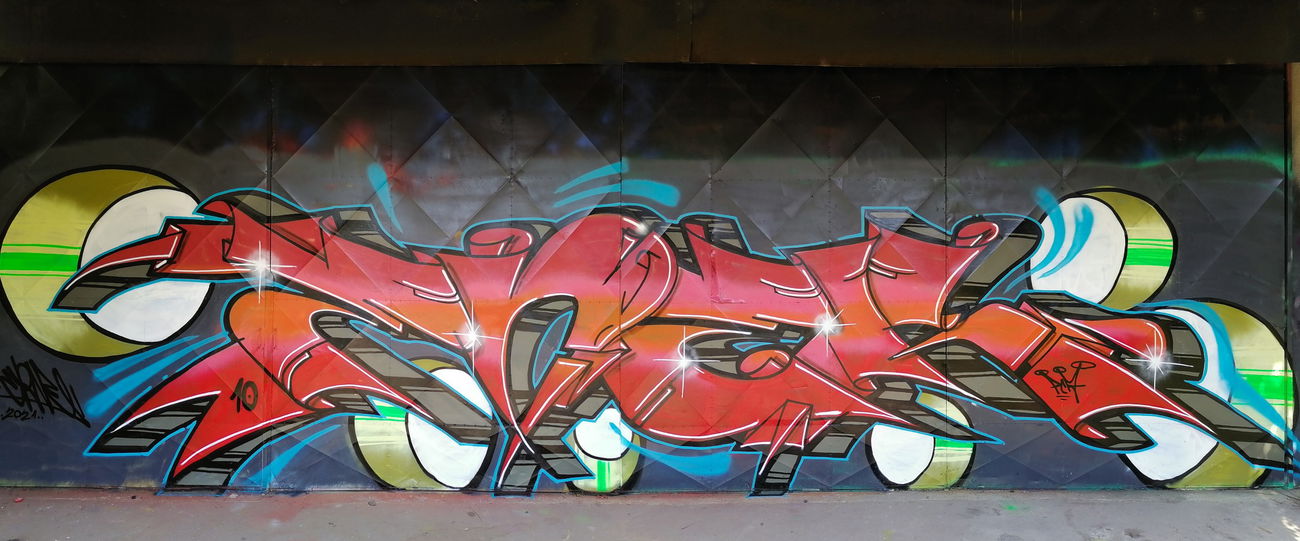 Graffiti Wall in Ruska federacija - Photo by 10ka - 10ka, PCA, zagreb (2021)