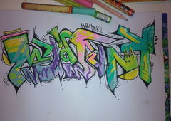 Graffiti Sketch - Photo by 12345 - mad, funk (2014)