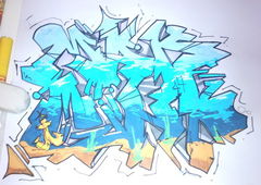 Graffiti Sketch - Photo by 12345 - mad, funk (2014)