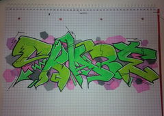 Graffiti Sketch - Photo by 12345 (2014)