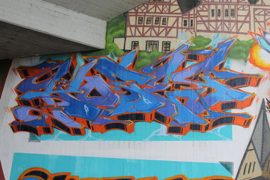 Graffiti Wall in Hennef - Photo by 12345 - koebes, 524 (2014)