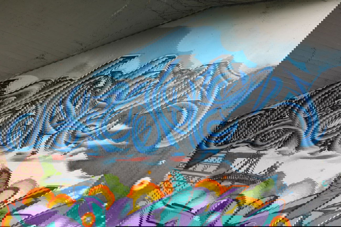 Graffiti Wall in Hennef - Photo by 12345 - kong, 524 (2014)