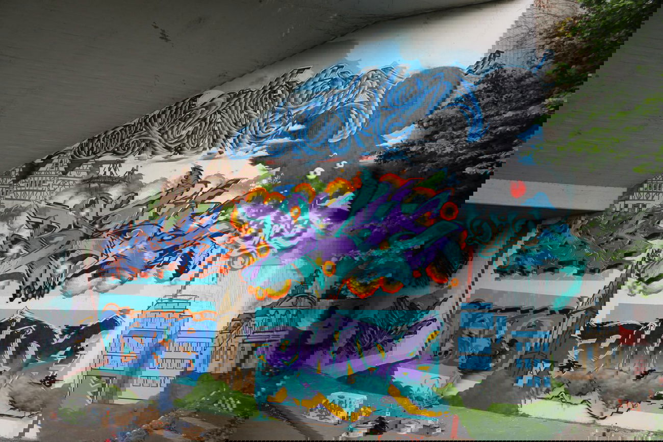 Graffiti Wall in Hennef - Photo by 12345 - pmod, reka, koebes (2014)