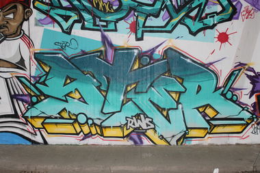 Graffiti Wall in Hennef - Photo by 12345 - ster, rws (2014)