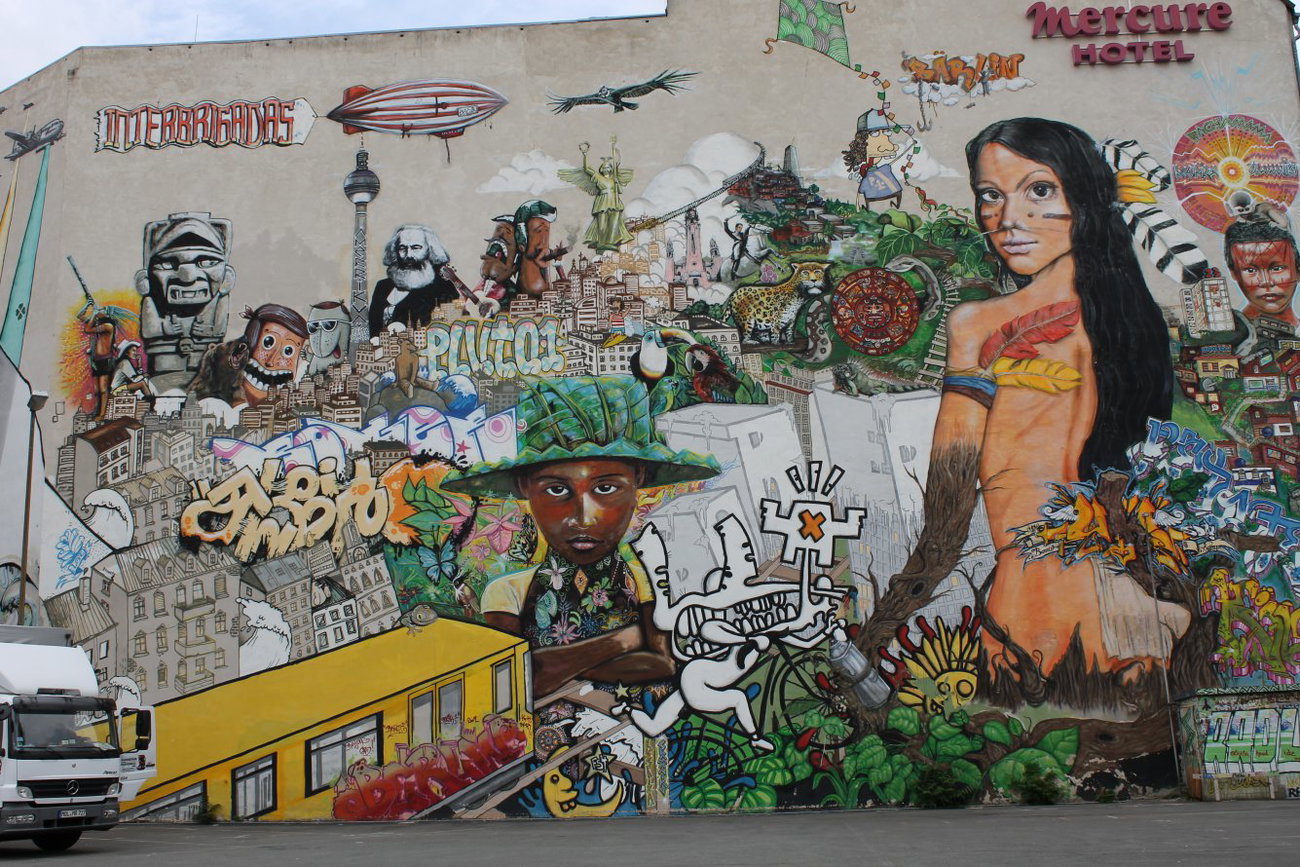 Graffiti Wall in Berlin - Photo by 12345 - berlin, legal