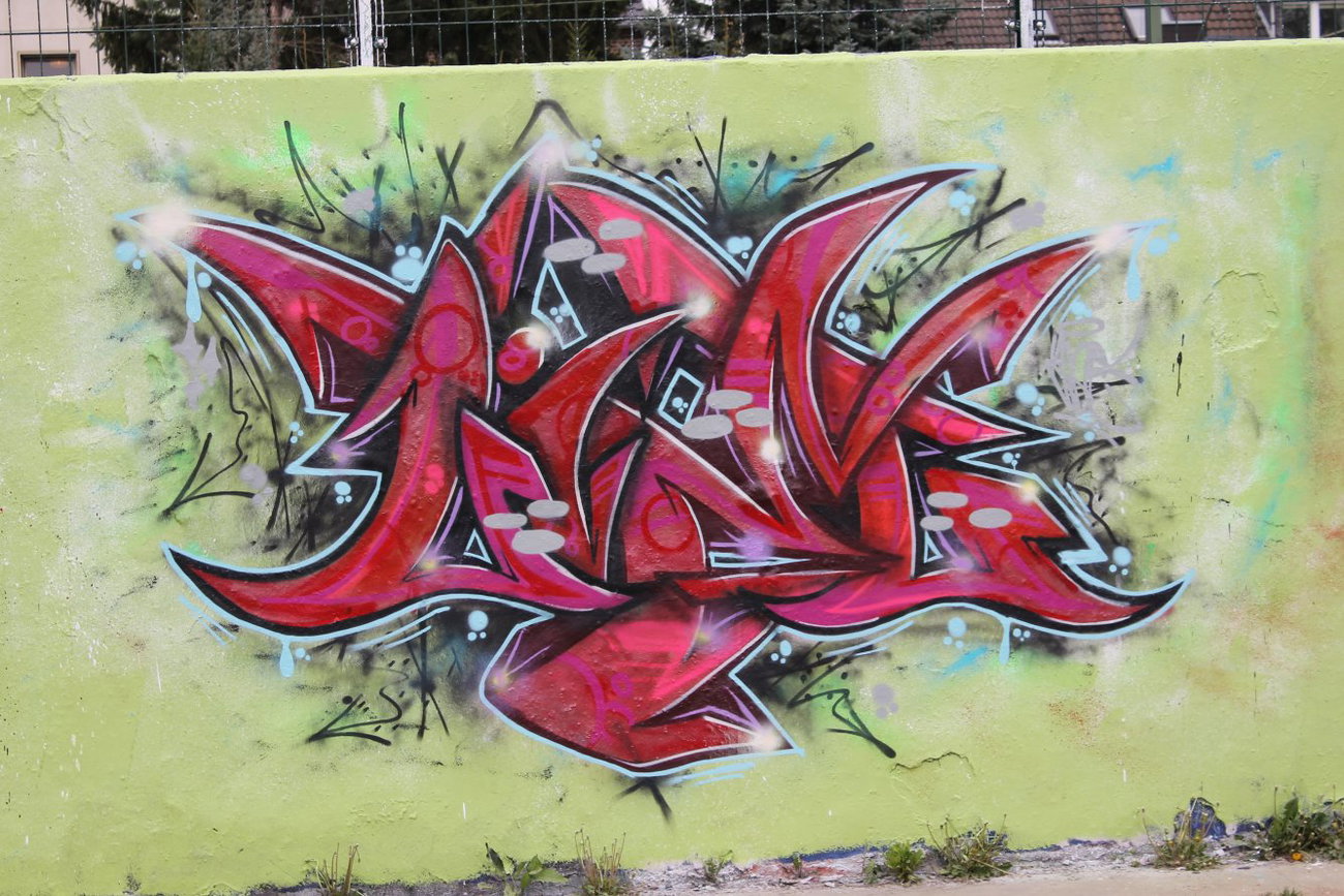 Graffiti Wall in Hennef (Sieg) - Photo by 12345 - ziel