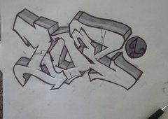 Graffiti Sketch - Photo by 12345 (2014)