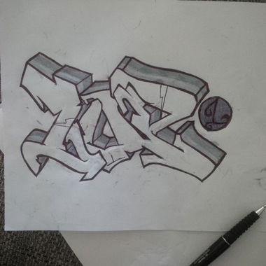 Graffiti Sketch - Photo by 12345 (2014)