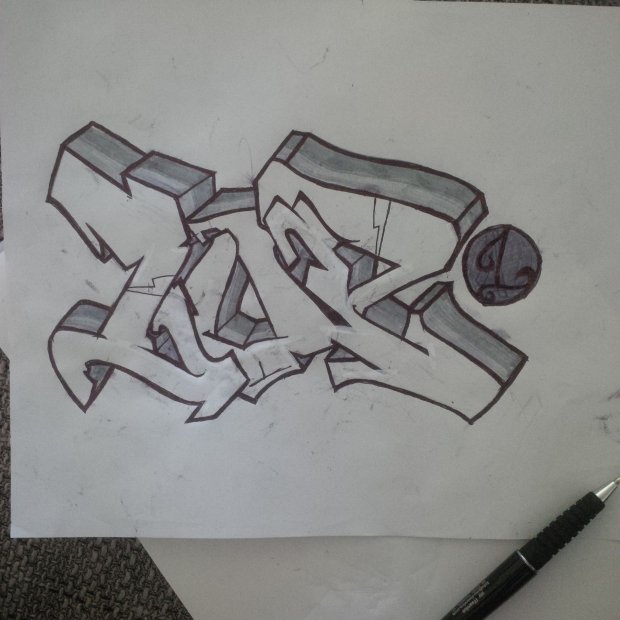 Graffiti Sketch - Photo by 12345 (2014)