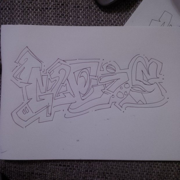 Graffiti Sketch - Photo by 12345 (2014)