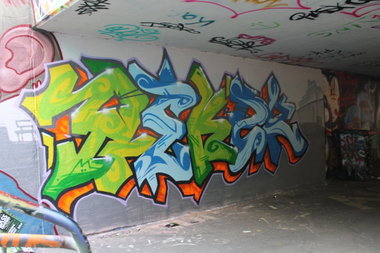 Graffiti Wall - Photo by 12345 - flek, fleker, mos (2014)