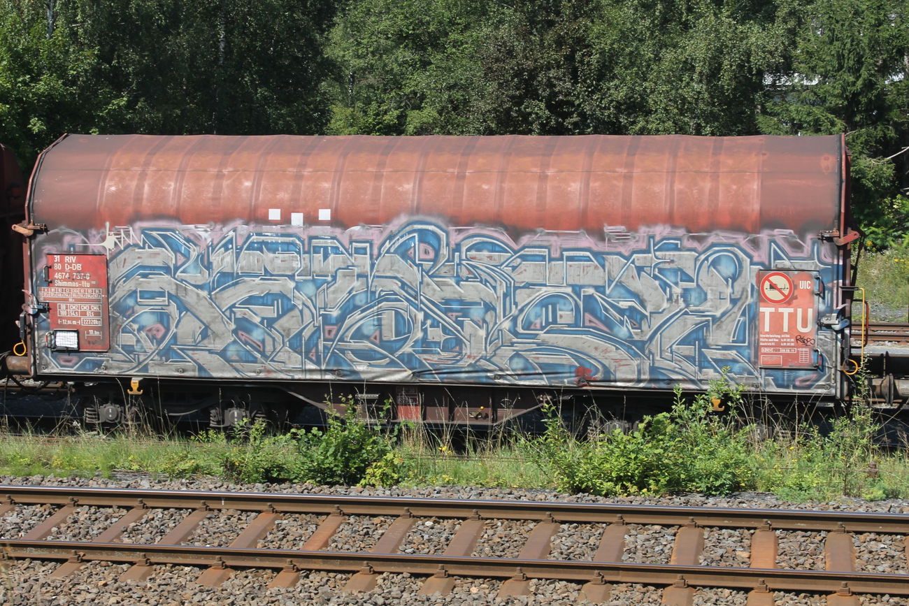 Graffiti Train - Photo by 12345 - stero