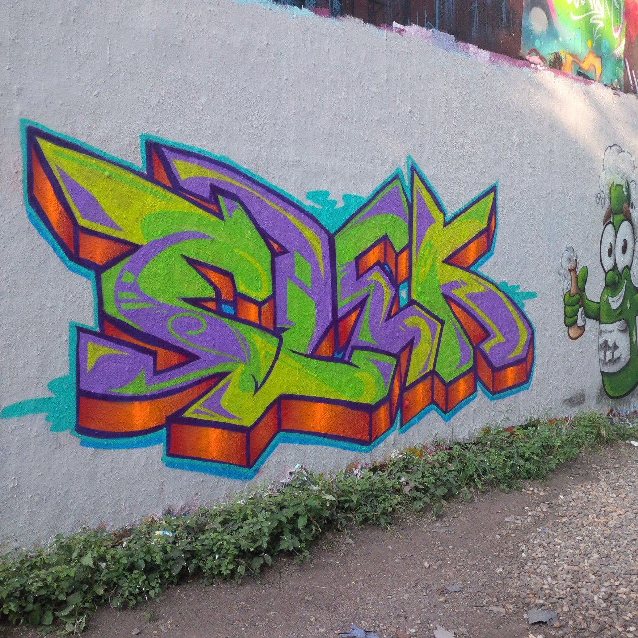 Graffiti Wall - Photo by 12345 - flek