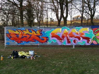 Graffiti Wall in Oberbergischer Kreis - Photo by 12345 (2015)