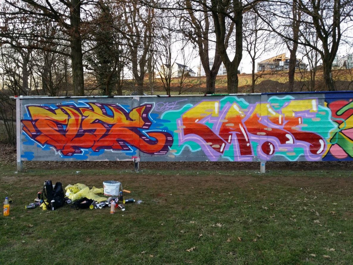 Graffiti Wall in Oberbergischer Kreis - Photo by 12345 (2015)