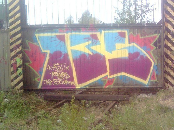 Graffiti Bombing in Russia - Photo by 135CREW - 135, ast, rams
