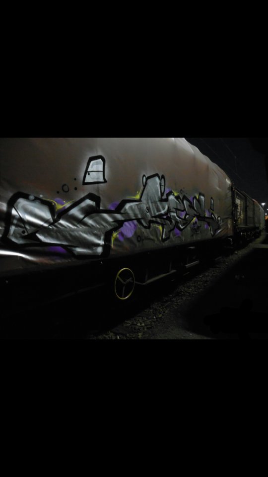 Graffiti Train - Photo by 135lizcrew - unze, obc, obcs