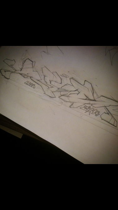 Graffiti Sketch - Photo by 135lizcrew