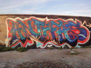 Graffiti Wall - Photo by 161gang - antifa, antifas, munich