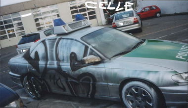 Graffiti Bombing - Photo by 161gang - acab, 1312, celle