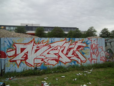 Graffiti Wall - Photo by 161gang - antifa, munich, anarchy