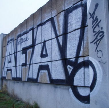 Graffiti Bombing - Photo by 161gang - afa, cz, prag