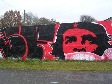 Graffiti Wall - Photo by 161gang - antifa, che, sfo