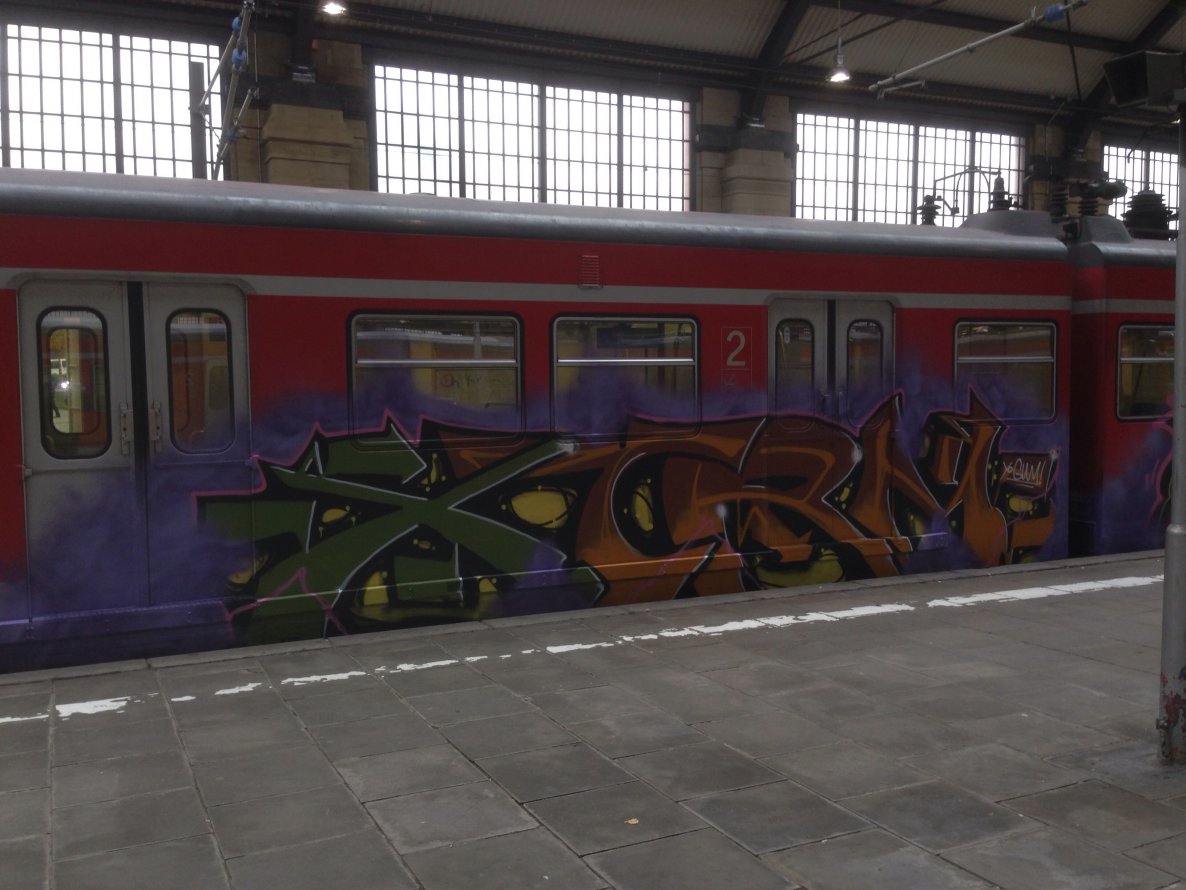 Graffiti Train - Photo by 197nerzWbnffm - Xtrem, Ar, Gbs (2013)