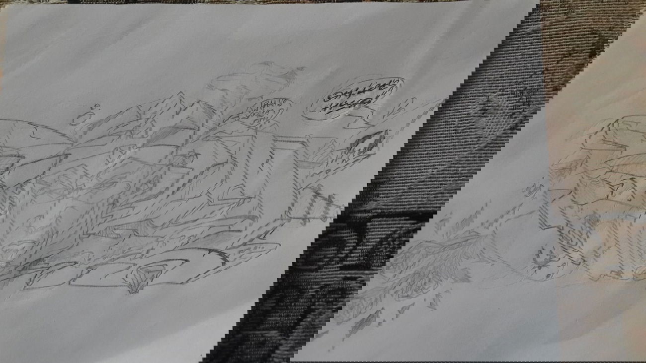 Graffiti Sketch - Photo by 1Roza5x (2013)