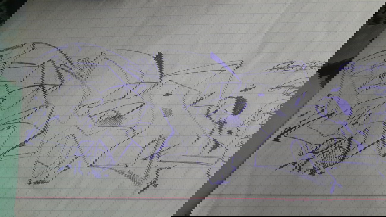 Graffiti Sketch - Photo by 1Roza5x (2013)