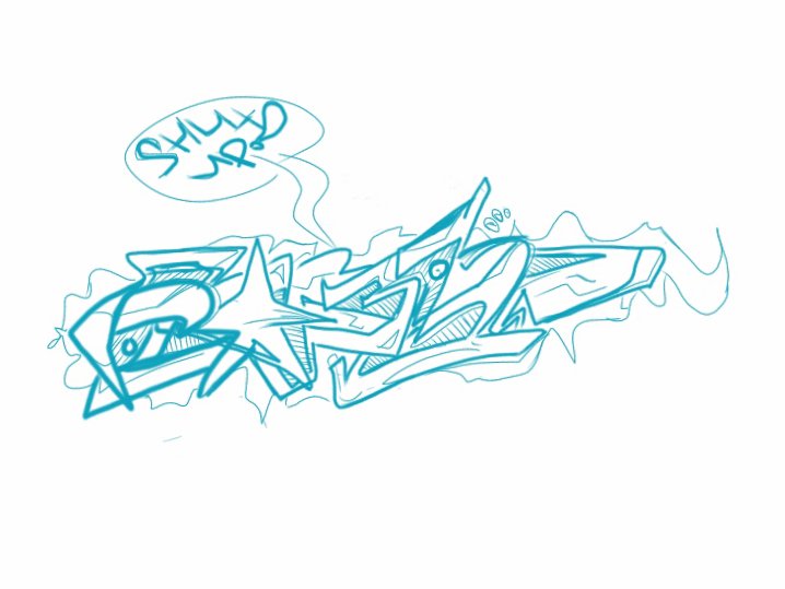 Graffiti Sketch - Photo by 1Roza5x (2013)
