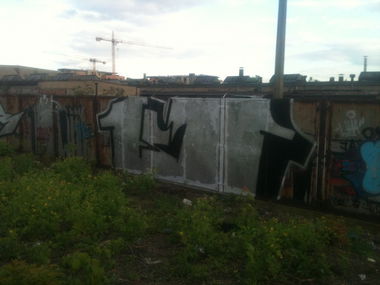 Graffiti Bombing in Krakow - Photo by 1ST (2014)